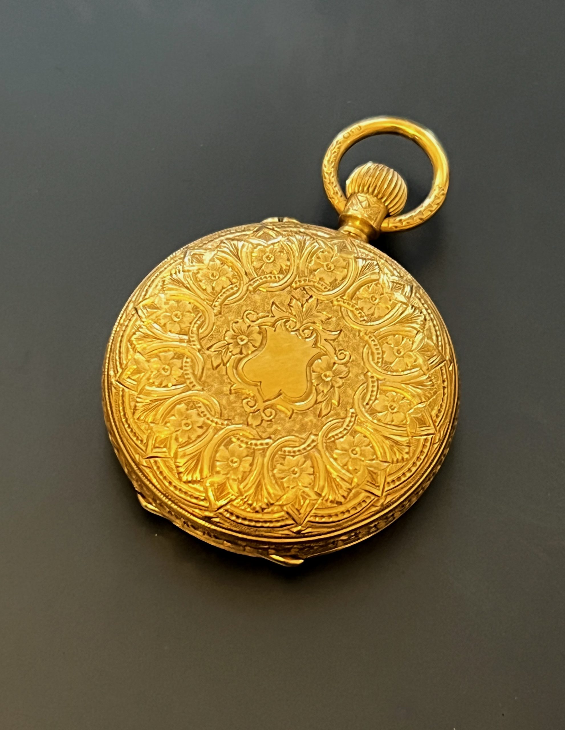 c1900s 18K Gold Benson Lady's Pendant Watch - Image 4