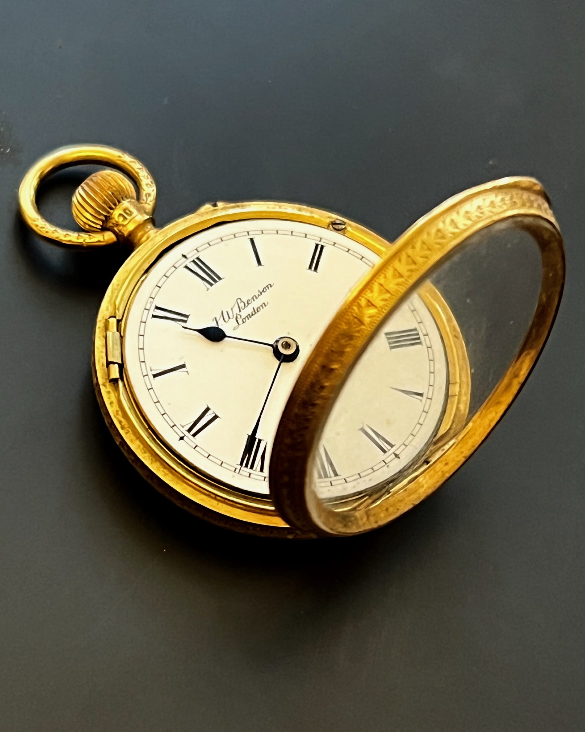 c1900s 18K Gold Benson Lady's Pendant Watch - Image 7