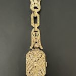 1920s Art Deco Platinum & Diamond Nurse's Watch