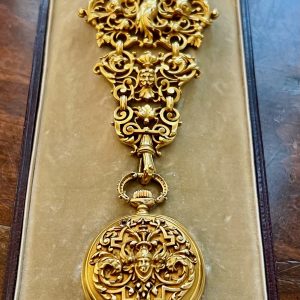 1890s 18K Gold Lady's Pendant Watch